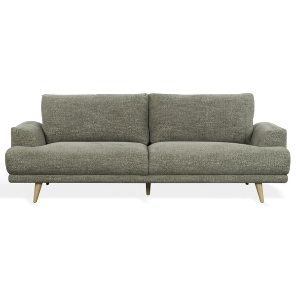 Nikolai Chenille Sofa With Solid Wood Frame, Plush High-Density Foam Cushions, Modern Elegance