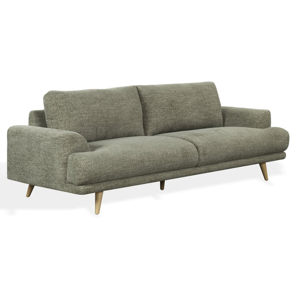 Nikolai Chenille Sofa With Solid Wood Frame, Plush High-Density Foam Cushions, Modern Elegance
