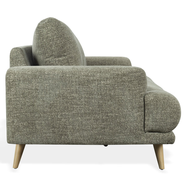 Nikolai Chenille Sofa With Solid Wood Frame, Plush High-Density Foam Cushions, Modern Elegance