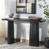 Safavieh Martinelli Wood Console Table Black SFV6400A-2BX