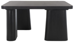 Safavieh Martinelli Wood Coffee Table Black SFV6401A-2BX