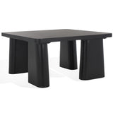 Safavieh Martinelli Wood Coffee Table Black SFV6401A-2BX