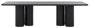 Safavieh Kathalina Rectangle Wood Coffee Table Black SFV6402A-2BX