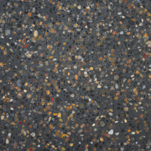 Safavieh Kathalina Round Terrazzo Top Coffee Table Black SFV6403A-2BX