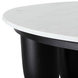 Safavieh Hobbes Marble Top Coffee Table Black / White SFV6405A-2BX