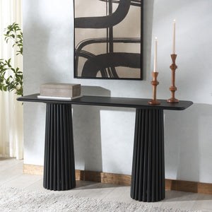 Safavieh Penelope Wood Console Table Black SFV6408A-2BX