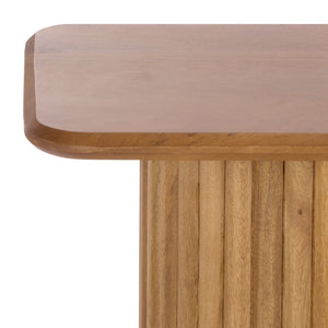 Safavieh Treyshawn Wood Top Console Table - Elegant Walnut Design For Stylish Living Room Décor And Functionality Walnut Wood Sfv6411a-2bx