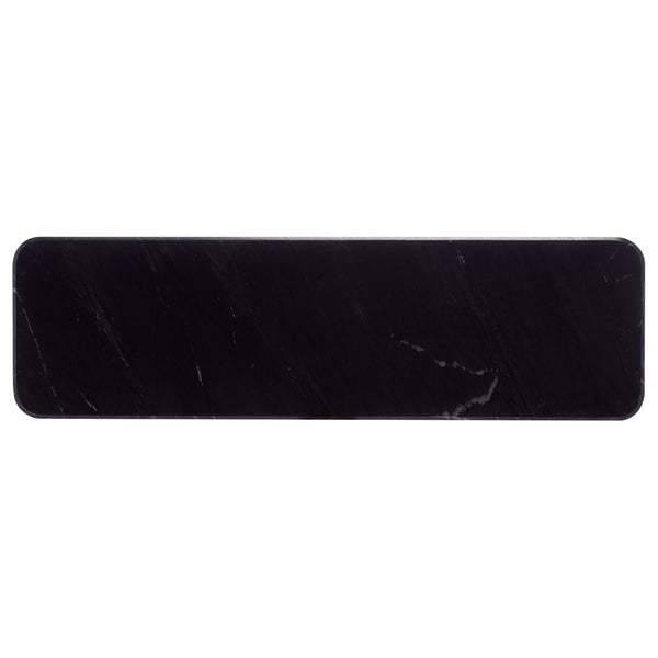 Safavieh Treyshawn Marble Top Console Table – Elegant Walnut Finish With Sleek Black Frame For Modern Homes Walnut ,Black Wood ,Marble Sfv6411b-2bx