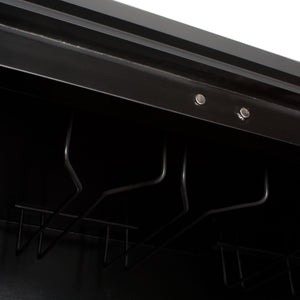 Safavieh Kimori 3-shelf Bar Cabinet - Chic Black & White Design With Stunning Bone Inlay & Gold Accents Black ,White Metal ,Wood ,Buffalo Bone Sfv6611a