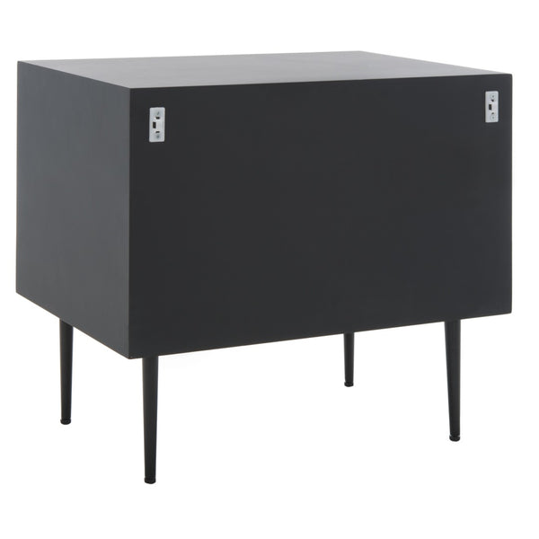 Safavieh KIMORI 2-Drawer Nightstand – Luxurious Bone Inlay & Gold Accents for Modern Glamorous Bedrooms SFV6612A