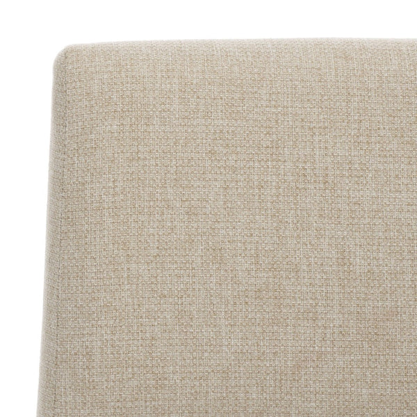 Safavieh Jessbrina Elegant Wood And Linen Dining Chair For A Cozy And Sophisticated Dining Experience Today! Walnut ,Beige 10% Wood,30% Fabric,60% Foam Sfv6700a-set2