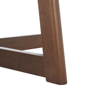 Safavieh Jessbrina Round Wood Dining Table - Elegant Walnut Finish For Cozy Gatherings & Stylish Dining Decor Walnut 100% Wood Sfv6701a