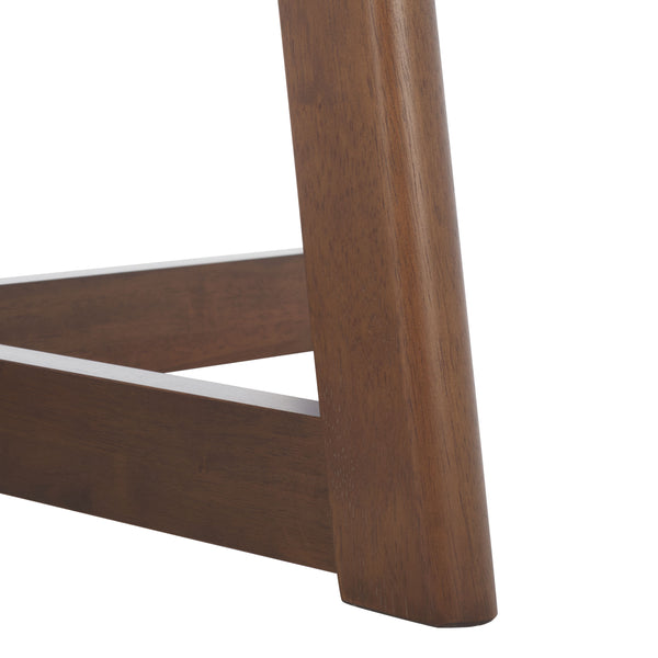 Safavieh Jessbrina Round Wood Dining Table - Elegant Walnut Finish For Cozy Gatherings & Stylish Dining Decor Walnut 100% Wood Sfv6701a