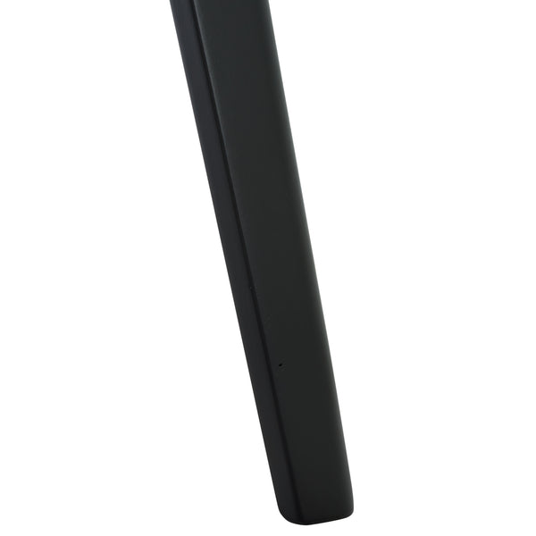 Safavieh Madina Rectangle Wood Dining Table - Sustainably Crafted For Warmth, Elegance, And Space For All Black 100% Wood Sfv6707b