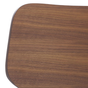 Safavieh Rhonda Mid-century Dining Chair - Elegant Comfort With Durability, Perfect For Stylish Dining Spaces Walnut ,Black 55% Wood,15% Fabric,30% Foam Sfv6708b-set2