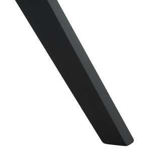 Safavieh Divya Walnut And Black Rectangle Wood Dining Table - Elegant Design For Modern Homes, 6-seater Walnut ,Black Wood Sfv6711a-2bx