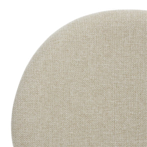 Safavieh KAYLEEN Wood and Linen Dining Chair - Elevate Your Space with Timeless Comfort and Minimalist Design Walnut / Beige SFV6712A-SET2