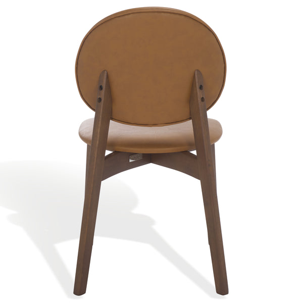 Safavieh Kayleen Wood And Linen Dining Chair - Elegant Minimalist Design For Timeless Dining Spaces Walnut ,Brown 10% Wood,30% Fabric,60% Foam Sfv6712b-set2