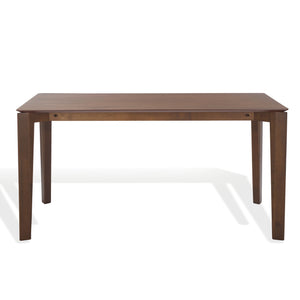 Safavieh Alyssamarie Rectangle Wood Dining Table - Elevate Your Dining Experience With Timeless Elegance Walnut Wood Sfv6715a-2bx