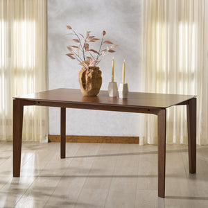 Safavieh Alyssamarie Rectangle Wood Dining Table - Elevate Your Dining Experience With Timeless Elegance Walnut Wood Sfv6715a-2bx