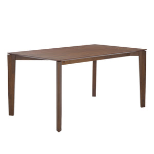 Safavieh Alyssamarie Rectangle Wood Dining Table - Elevate Your Dining Experience With Timeless Elegance Walnut Wood Sfv6715a-2bx