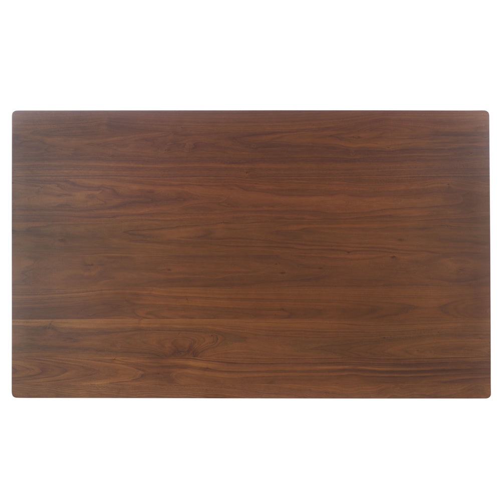 Safavieh Alyssamarie Rectangle Wood Dining Table - Elevate Your Dining Experience With Timeless Elegance Walnut Wood Sfv6715a-2bx