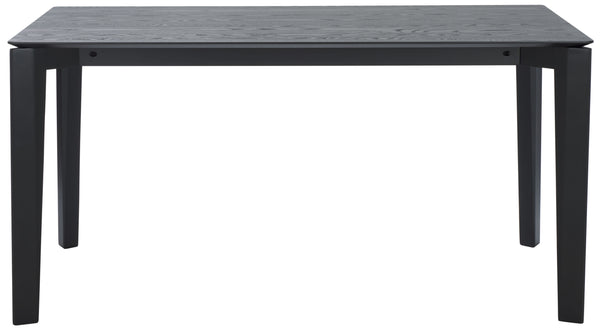 Safavieh Alyssamarie Rectangle Wood Dining Table - Elevate Your Dining Experience With Timeless Elegance Black Wood Sfv6715b-2bx