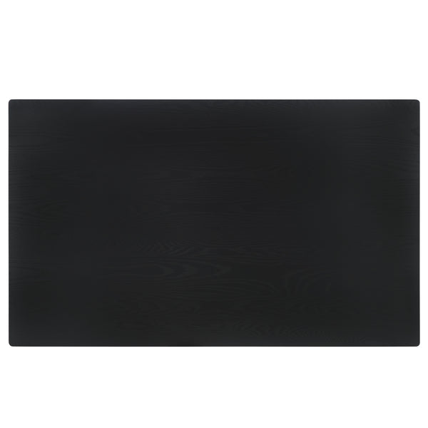 Safavieh Alyssamarie Rectangle Wood Dining Table - Elevate Your Dining Experience With Timeless Elegance Black Wood Sfv6715b-2bx