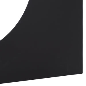 Safavieh Brayberry Glass Top Metal Coffee Table - Stylish Black Iron Frame & Clear Glass Design For Modern Living Black ,Clear 60% Metal,40% Tempered Glass Sfv6802a