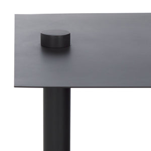Safavieh ALDWYN Metal Accent Table - Modern Minimalist Design for Stylish Home Decor and Versatile Use Black SFV6803A