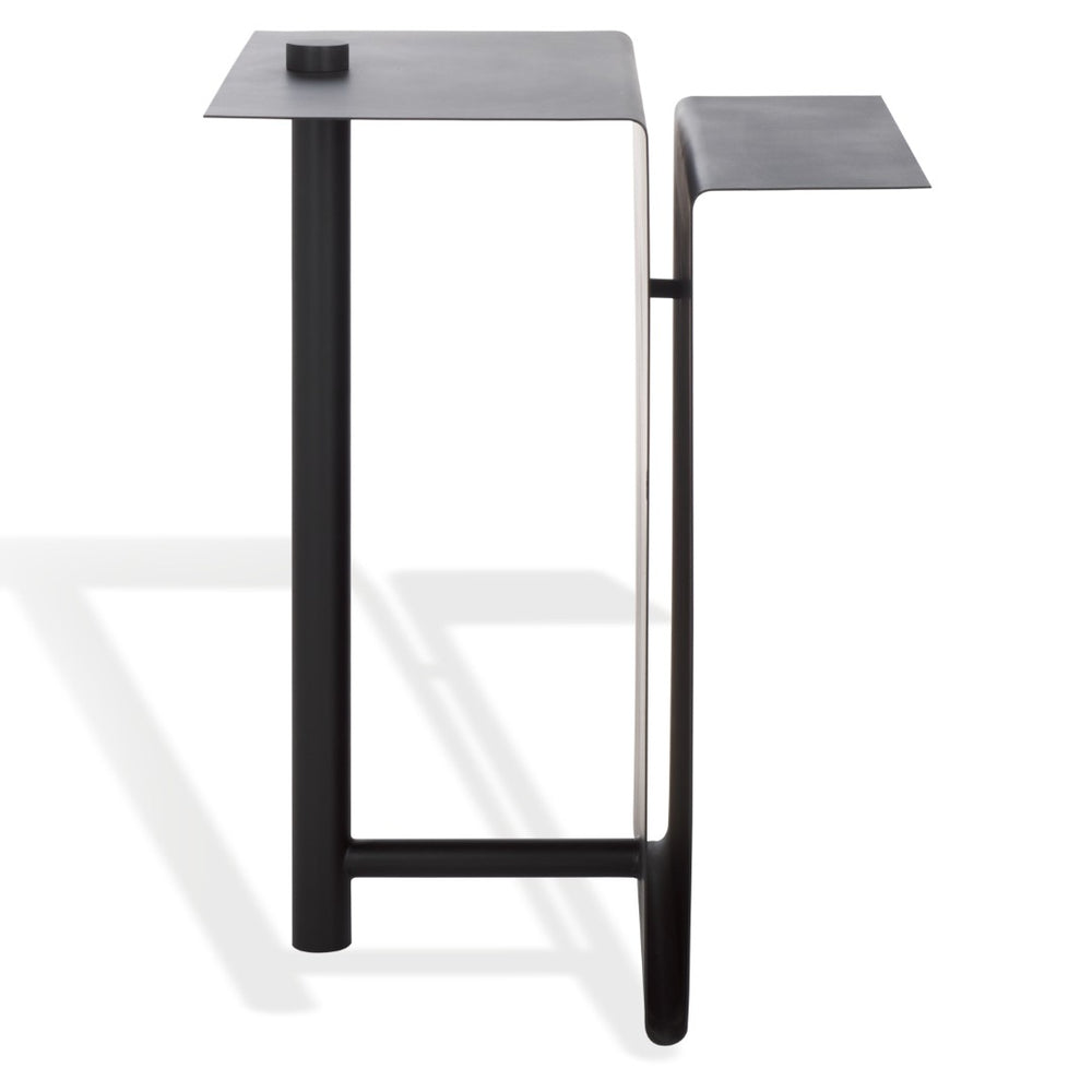 Safavieh ALDWYN Metal Accent Table - Modern Minimalist Design for Stylish Home Decor and Versatile Use Black SFV6803A