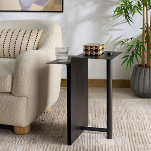 Safavieh Aldwyn Metal Accent Table - Elevate Your Living Space With Modern Elegance And Sturdy Design Black 100% Metal Sfv6803a