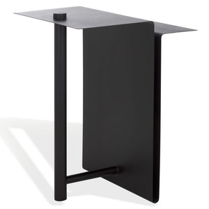 Safavieh Aldwyn Metal Accent Table - Elevate Your Living Space With Modern Elegance And Sturdy Design Black 100% Metal Sfv6803a