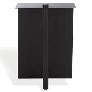 Safavieh Aldwyn Metal Accent Table - Elevate Your Living Space With Modern Elegance And Sturdy Design Black 100% Metal Sfv6803a