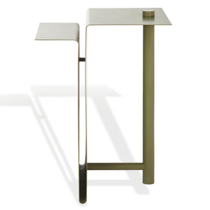 Safavieh Aldwyn Metal Accent Table - Elevate Your Living Space With Modern Elegance And Sturdy Design Olive Green 100% Metal Sfv6803b