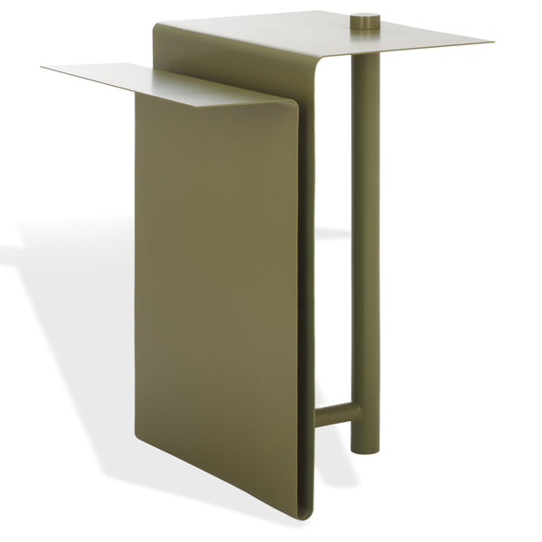 Safavieh Aldwyn Metal Accent Table - Elevate Your Living Space With Modern Elegance And Sturdy Design Olive Green 100% Metal Sfv6803b