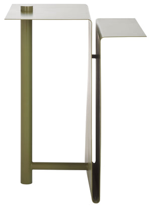 Safavieh Aldwyn Metal Accent Table - Elevate Your Living Space With Modern Elegance And Sturdy Design Olive Green 100% Metal Sfv6803b