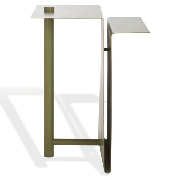 Safavieh Aldwyn Metal Accent Table - Elevate Your Living Space With Modern Elegance And Sturdy Design Olive Green 100% Metal Sfv6803b