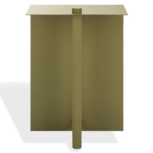 Safavieh Aldwyn Metal Accent Table - Elevate Your Living Space With Modern Elegance And Sturdy Design Olive Green 100% Metal Sfv6803b