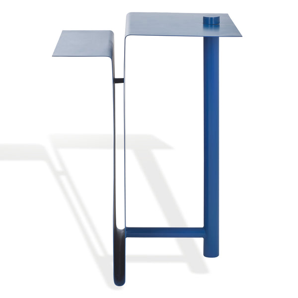 Safavieh Aldwyn Metal Accent Table - Elevate Your Living Space With Modern Elegance And Sturdy Design Blue 100% Metal Sfv6803c