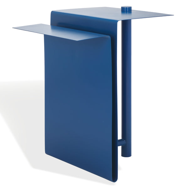 Safavieh Aldwyn Metal Accent Table - Elevate Your Living Space With Modern Elegance And Sturdy Design Blue 100% Metal Sfv6803c