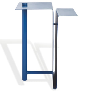 Safavieh Aldwyn Metal Accent Table - Elevate Your Living Space With Modern Elegance And Sturdy Design Blue 100% Metal Sfv6803c