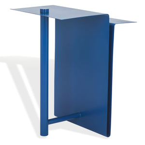 Safavieh Aldwyn Metal Accent Table - Elevate Your Living Space With Modern Elegance And Sturdy Design Blue 100% Metal Sfv6803c
