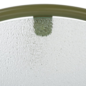 Safavieh Zuzana Glass Top Coffee Table - Stylish Modern Design With Durable Wood And Iron Base For Living Rooms Olive Green ,Clear 60% Metal,40% Tempered Glass Sfv6806b