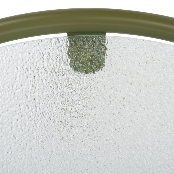 Safavieh Zuzana Glass Top Coffee Table - Stylish Modern Design With Durable Wood And Iron Base For Living Rooms Olive Green ,Clear 60% Metal,40% Tempered Glass Sfv6806b