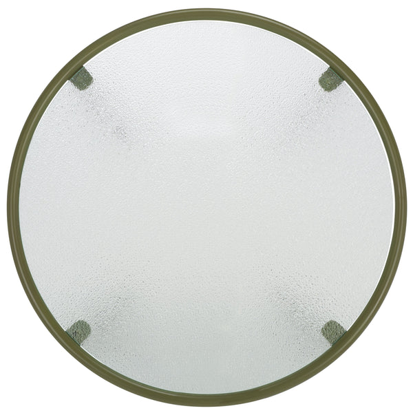 Safavieh Zuzana Glass Top Coffee Table - Stylish Modern Design With Durable Wood And Iron Base For Living Rooms Olive Green ,Clear 60% Metal,40% Tempered Glass Sfv6806b