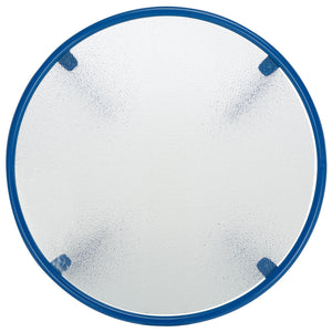 Safavieh Zuzana Glass Top Coffee Table - Stylish Modern Design With Durable Wood And Iron Base For Living Rooms Blue ,Clear 60% Metal,40% Tempered Glass Sfv6806c