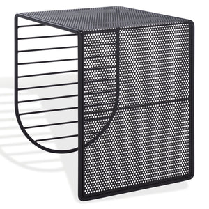 Safavieh VIKTORIA Metal Accent Table - Sleek Minimalist Design for Modern Living Spaces and Timeless Style Black SFV6808A