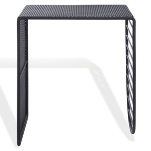 Safavieh VIKTORIA Metal Accent Table - Sleek Minimalist Design for Modern Living Spaces and Timeless Style Black SFV6808A