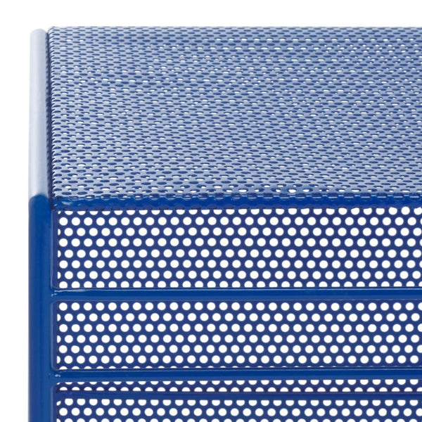 Safavieh VIKTORIA Metal Accent Table - Sleek Minimalist Design for Modern Living Spaces and Timeless Style Blue SFV6808B